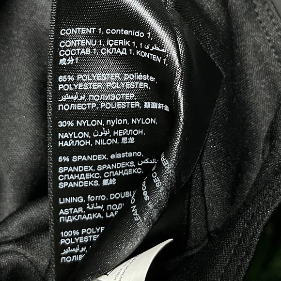 Bebe Top 12 Black One Shoulder Ruffle Sleeveless Party Cocktail Made In USA 3017 - Picture 5 of 8